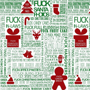 Fuck Christmas Red and Green