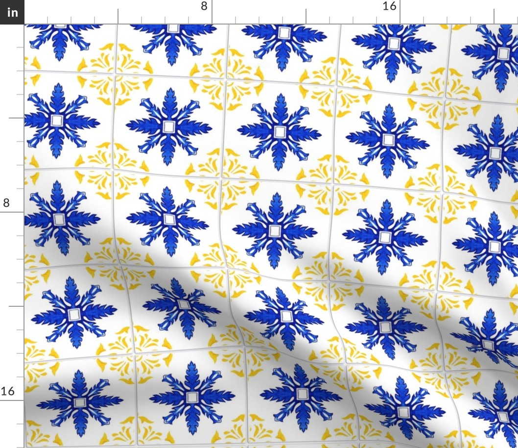 Azulejo tiles 30 with realistic ceramic texture