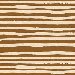 Painterly Stripe / ochre