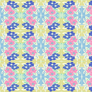 RETRO PINK AND BLUE WALLPAPER