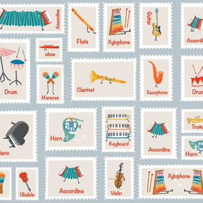 Musical stamps 