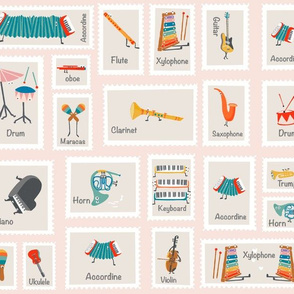 Musical stamps