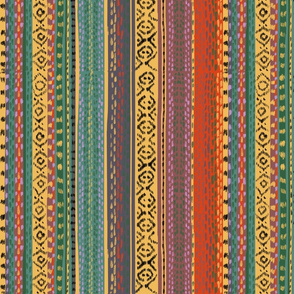 Vert. Guatemalan Weave by DulciArt,LLC