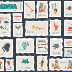 Musical stamps 