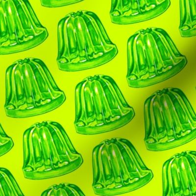 Green Jello Mold - Lime