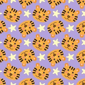 Cute tigers - purple