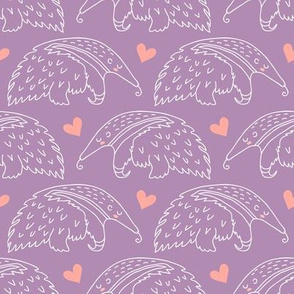 Giant anteater -purple