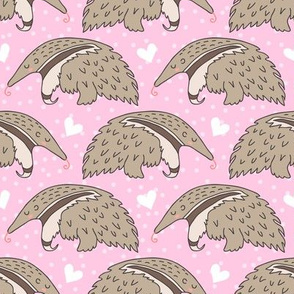 Giant anteater - pink