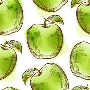 Green apples