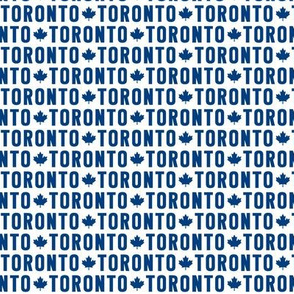 XSM maple leafs blue on white toronto canadian hockey canada UPPERcase