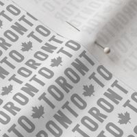 XSM maple leafs grey on white toronto canadian hockey canada UPPERcase