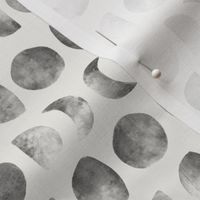 Moon phases in Gray & Cream - small scale