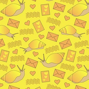 snail mail yellow middle scale