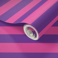 2 inch cheshire cat stripes pink purple