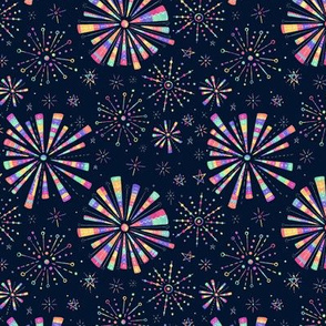 Rainbow Fireworks