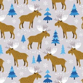 Winter Moose gray (small)