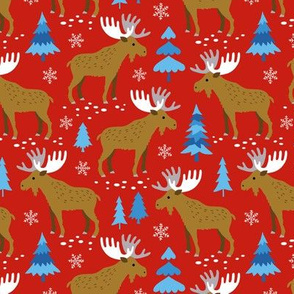 Winter Moose red (small)