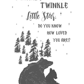 54"x72" Twinkle Twinkle Little Star