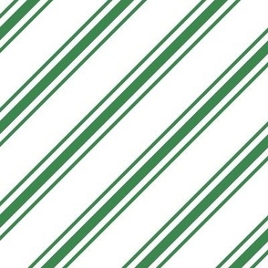 candy cane stripes green LG - christmas wish collection