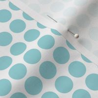 polka dots blue MED - christmas wish collection