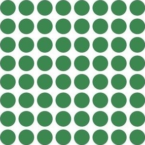 polka dots green MED - christmas wish collection