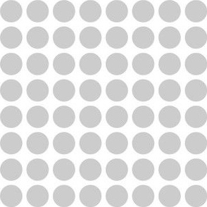 polka dots grey MED - christmas wish collection