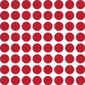 polka dots red MED - christmas wish collection