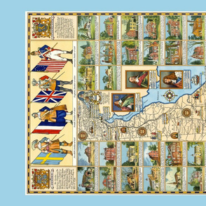 Delaware Souvenir Map 300th Aniniversay