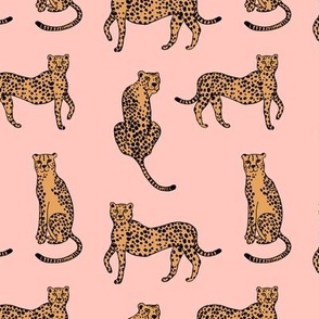 Cheetah On Pink