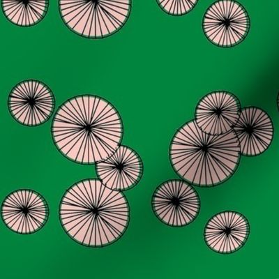 Umbrellas#1 lightsalmongreen