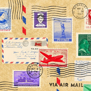 Stamps and Letters Large