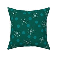 MCM Snow and Dots M+M Evergreen by Friztin