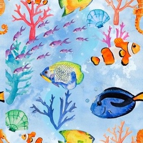 Coral Reef (Light blue)