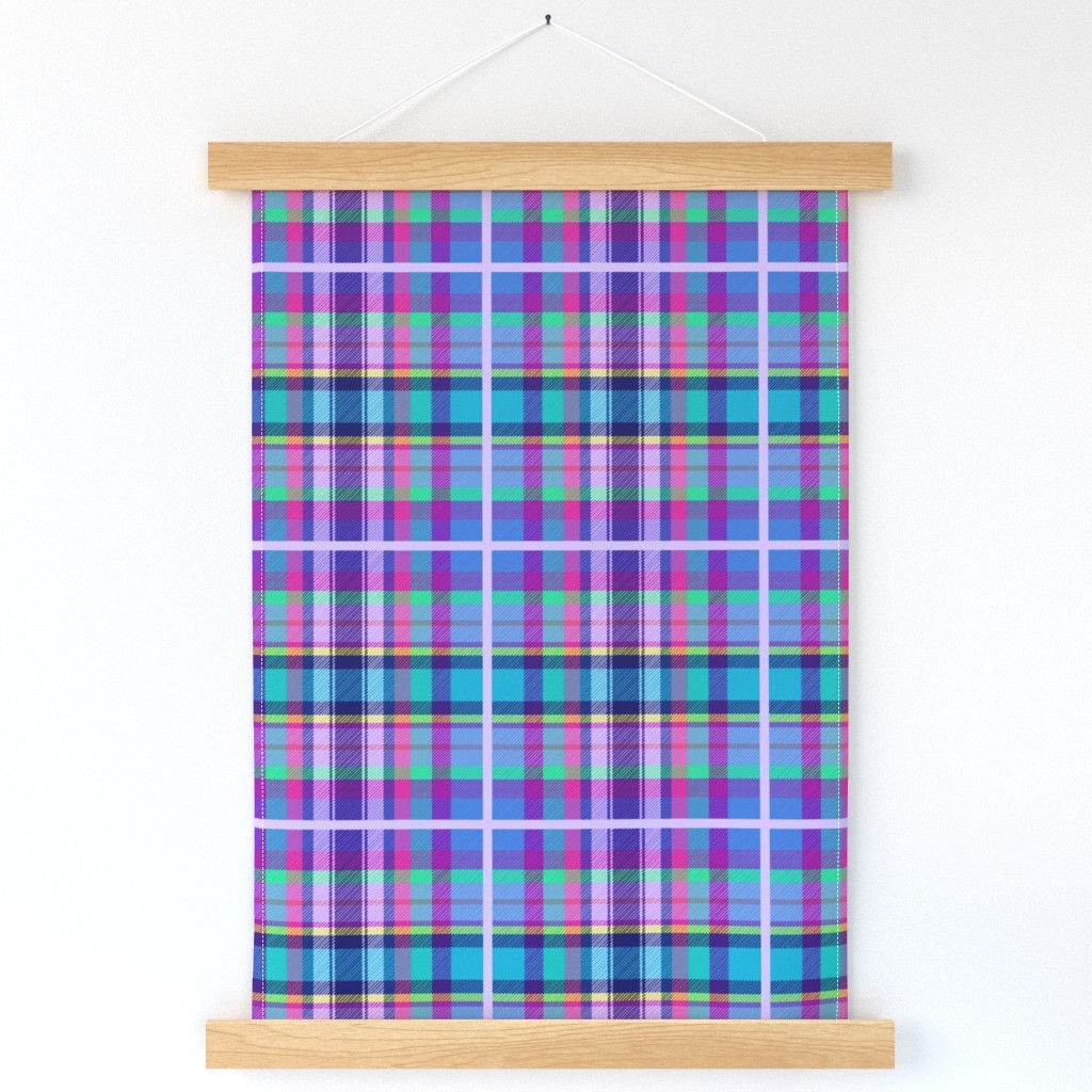 Jeffrey's tartan - aquatic gemstone palette