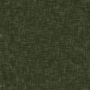 Solid olive green linen LAD20