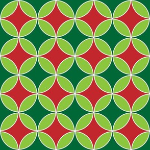 Christmas Wrapping Paper, Concentric Circles