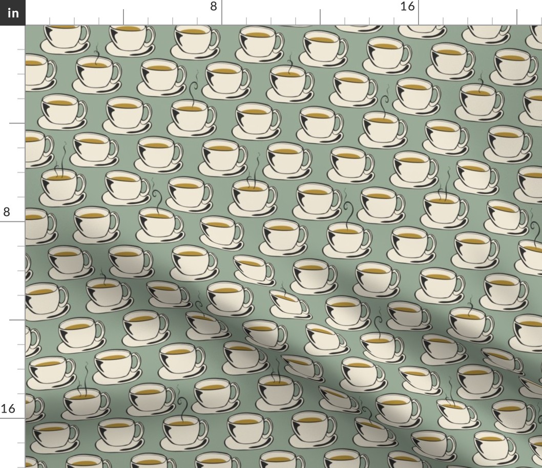 Coffee Cups - Sage - Small