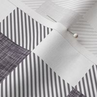 2" fog linen buffalo check