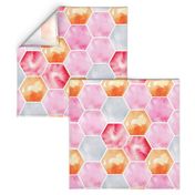 Texas Modern Honeycomb Pink