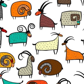  Goats and Rams Pattern