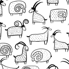  Goats and Rams Pattern