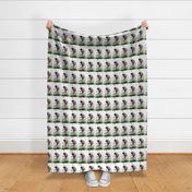 Snail mail tea towel 