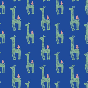 giraffe rollerscates blue - medium