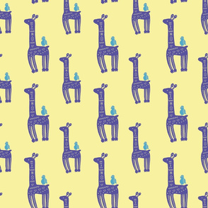 giraffe light yellow - medium