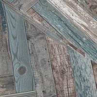 Reclaimed Boat Wood Chevron Tiles Teal Grey Taupe Herringbone Horizontal