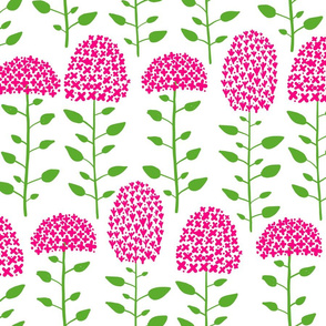  Floral Garden, abstract pattern