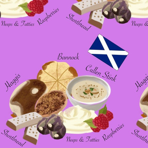 Scottish Foods Purple Large