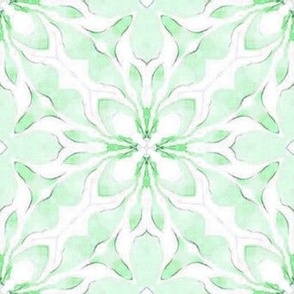 Green Maroccan tile large from Anines Atelier. Use the design for big scale wallpaper, kitchen wallpaper,  bedroom wallpaper and backsplash.