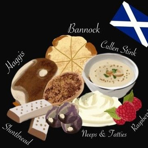 Scottish Foods Black Small