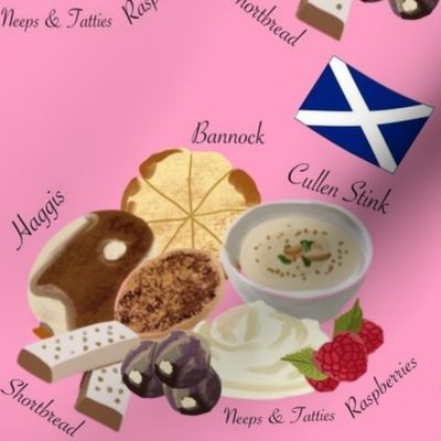 Scottish Foods Pink Small